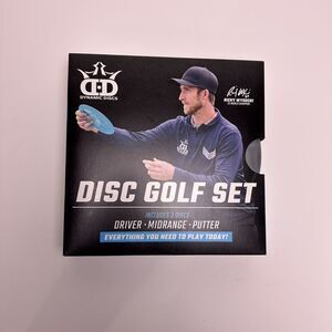DYNAMIC DISCS DISC GOLF 3 STARTER SET Driver Midrange Putter Frisbee Beginner